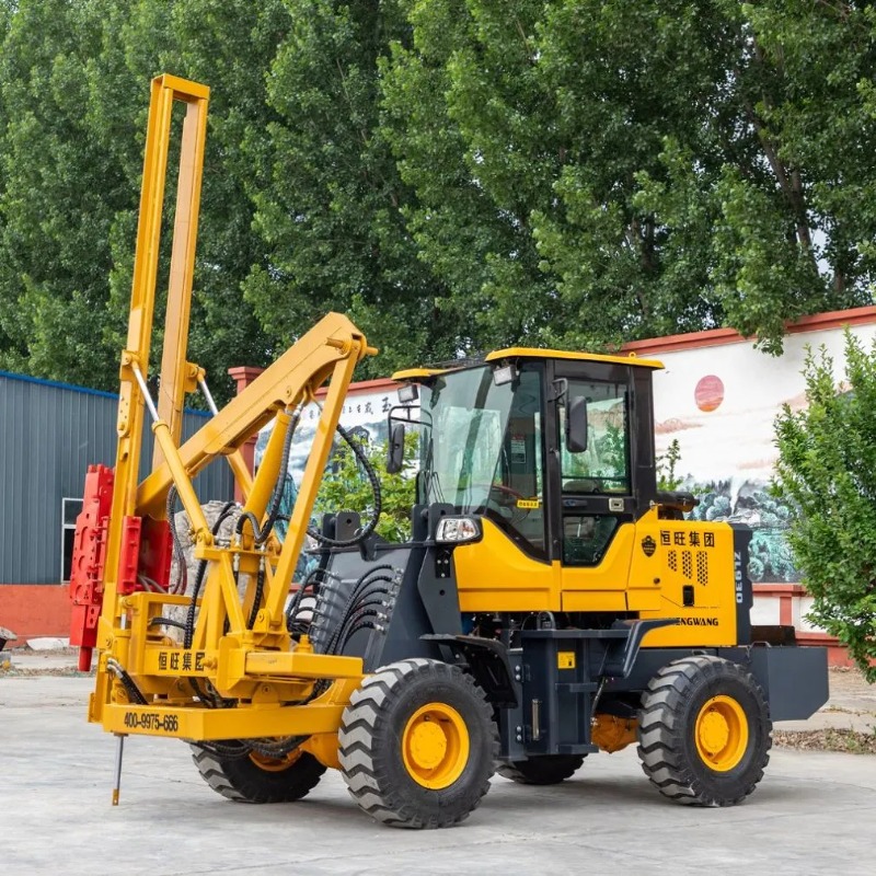 Heavy Equipment Construction - Мощный гидравлический винтовой сваебойный молот для