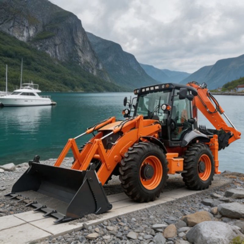 Tractor Backhoe - Полноприводный экскаватор-погрузчик 3 тонны с передним