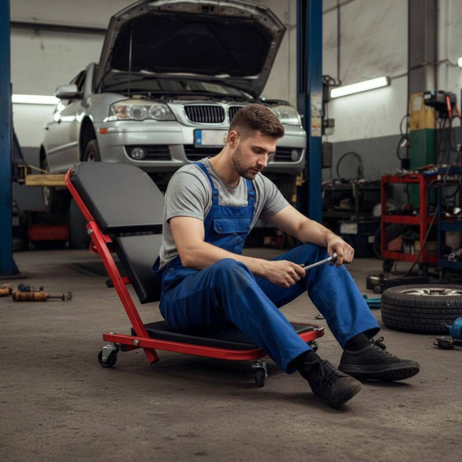 Складное сиденье-трансформер 2 – обзор и цена Heavy Equipment Mechanic