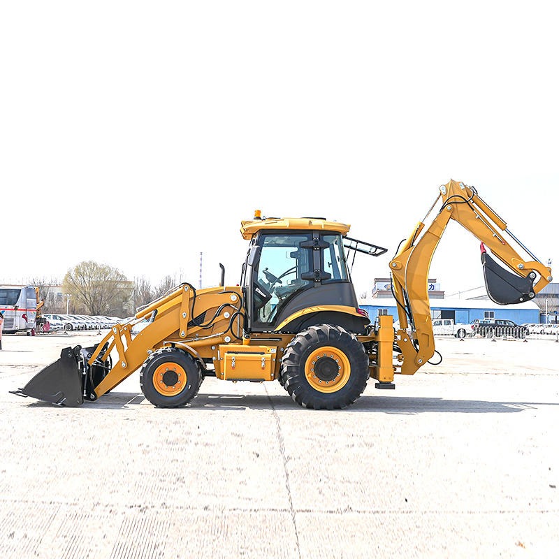 Экскаватор-погрузчик 4x4, 1 то – обзор и цена Tractor Backhoe