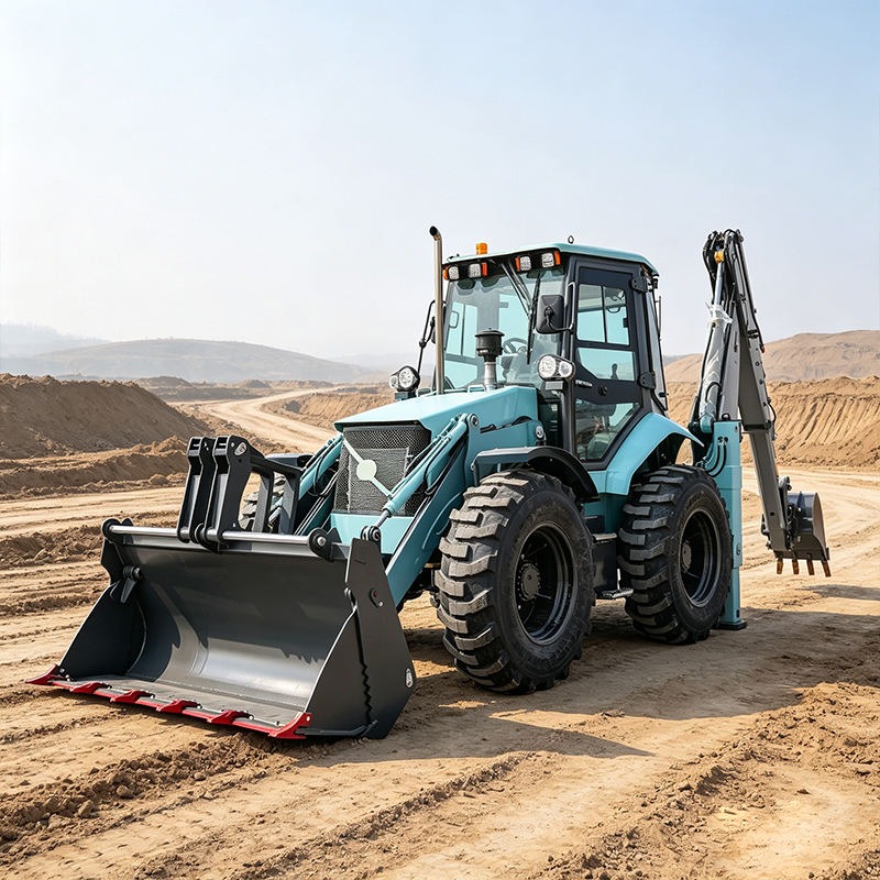 Полноприводный экскаватор-погр – обзор и цена Tractor Backhoe