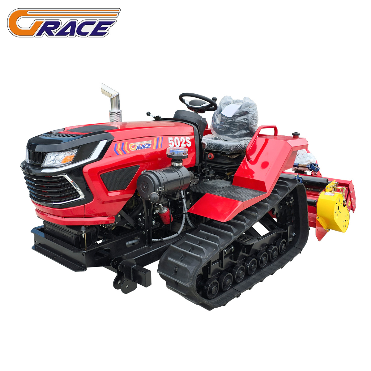 Мини-трактор на гусеничном ход – обзор и цена Tractor Backhoe
