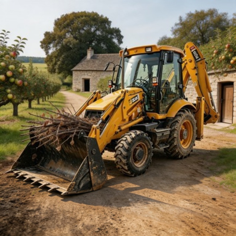 Экскаватор-погрузчик 4x4 для и – обзор и цена Tractor Backhoe