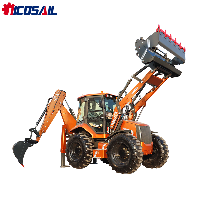 Мини-тракторы для землеройной  – обзор и цена Tractor Backhoe